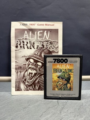 Atari 7800 alien brigade - atari,