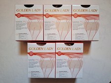 LOT DE 5 COLLANTS EXTRA LARGE 20 DEN GOLDEN LADY TAILLE XXL COULEUR MELON