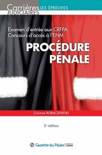 Procédure pénale: Examen d'entrée aux CRFPA, concours d'accès à l'