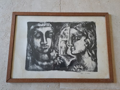 Gelas les trois visages - visages,