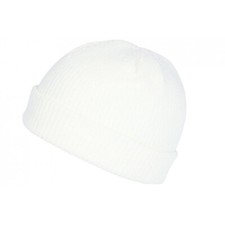 Bonnet Docker Blanc en Laine