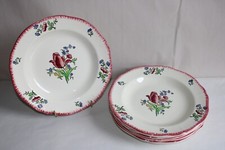 6 assiettes creuses en