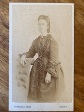 Photo Carte CDV Portrait femme