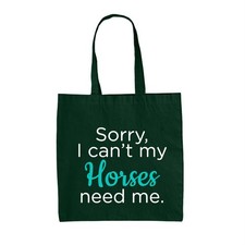 My Chevaux Need Moi - Toile Sac - Équitation Course Amour Ferme Drôle