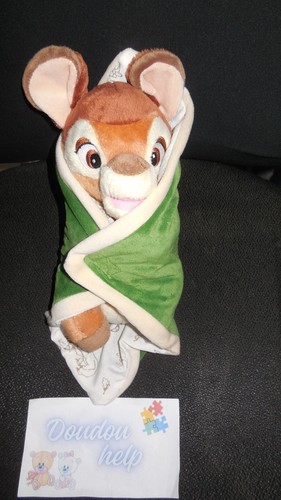Doudou peluche bambi faon - peluche,