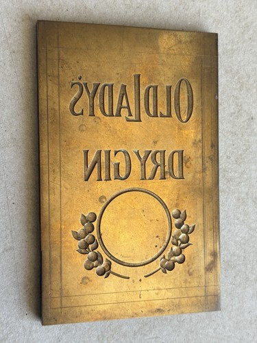 Plaque laiton matrice - plaque,