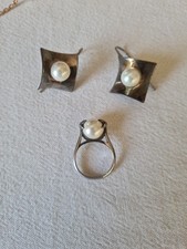 PARURE BOUCLE OREILLES BAGUE