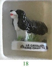 Fève  de collection Edition Atlas Cavalier King Charles (chien)