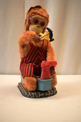 Vintage jouet singe cordonnier - jouet,