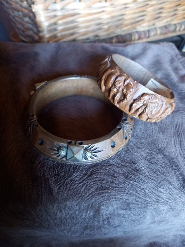 Bracelets bois africaine lot - bracelets,