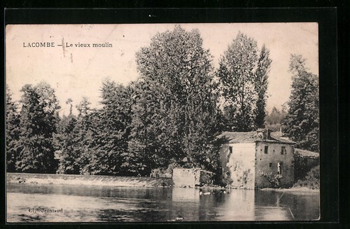 Cpa lacombe vieux moulin - cpa, le