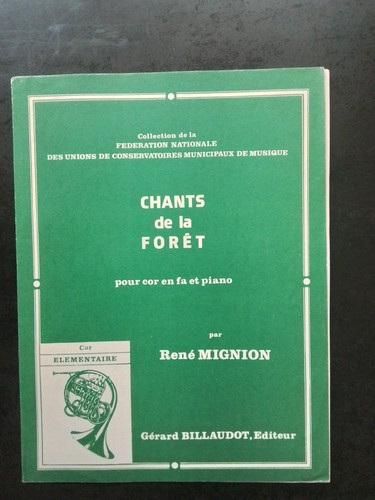Partition rene mignion - partition,