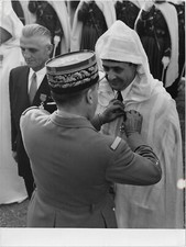 Maroc Sultans   17 photos c1951-1954  Vizir , visites officielles, J Belin