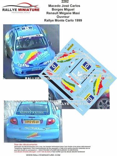Decals ref 2282 renault - ref,