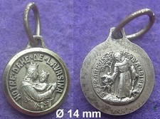 ANCIENNE MEDAILLE NOTRE-DAME DE LAVASINA / SAINT FRANCOIS D'ASSISE