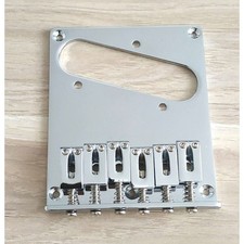 Cordier-Chevalet Chrome, 6 pontets en zinc, pour Telecaster
