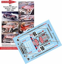 Decals ref 0644 - 0644, porsche
