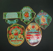 CAS  LOT 6 ETIQUETTES