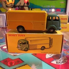 DINKY TOYS 33A SIMCA CARGO FOURGON DEMENAGEMENT ORANGE QUASI NEUF EN BOITE