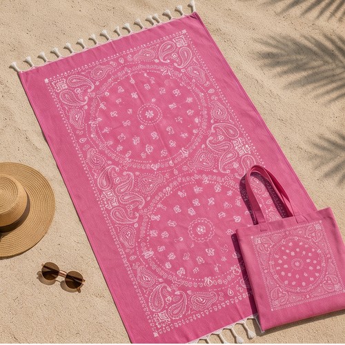 Ensemble plage fuchsia - ensemble,