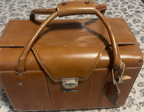Vintage nikon leather camera - nikon,