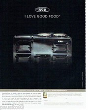 PUBLICITE ADVERTISING 126  2006   AGA  cuisinière Piano design