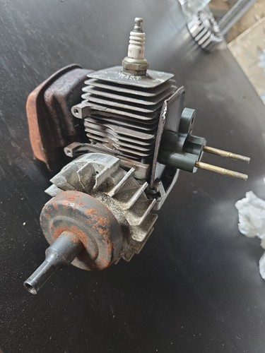 Bloc moteur débroussailleuse - moteur,