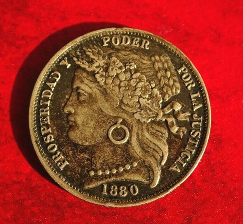 Perou peseta 1880 - 1880, très