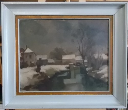 Tableau huile sur - tableau,