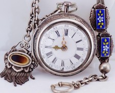 Antique Verge Fusee Argent