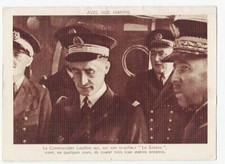 CPA 44 AVEC NOS MARINS Commandant LAPEBIE sur son Torpilleur SIROCCO 1925-1941