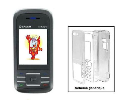 Coque cristal transparente - cristal,