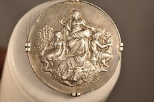 MEDAILLE AGRICULTURE DECORATION ANCIEN ANTIQUE SILVER MEDAL F. VERNON