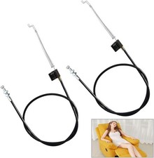 2 pcs Câble de Remplacement de Levier Durable Fauteuil Inclinable Câble 96 cm Pi