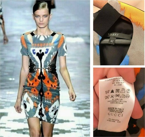 Robe moulante gucci - robe, runway