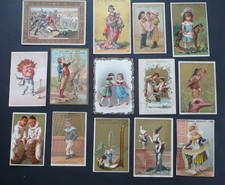 Lot de 14 anciens CHROMOS