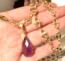 Gros Collier 52cm Chaîne