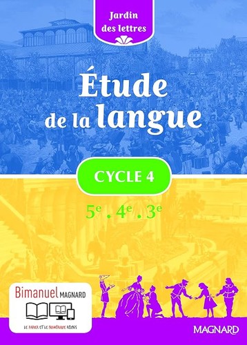 Etude langue cycle - langue, 5e