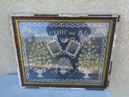Ancien cadre photo - , souvenir