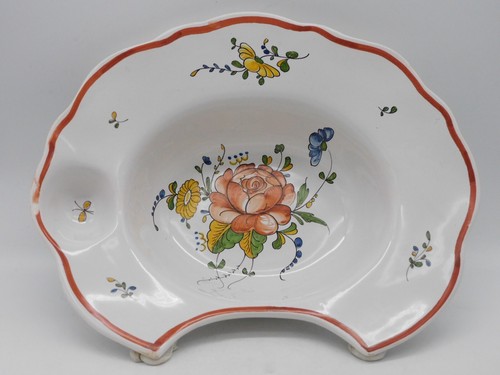 Plat barbe faience a - plat,
