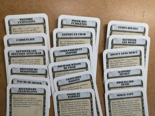 Cartes operations francais - ,