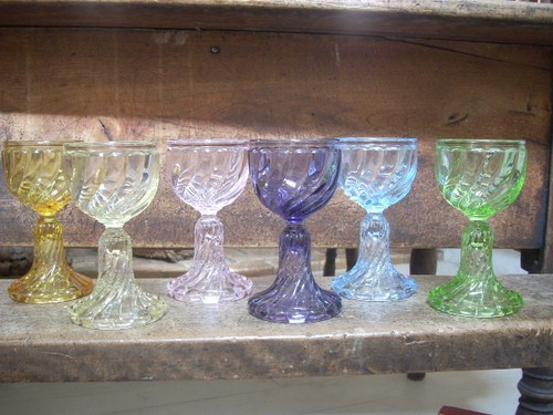 Superbe serie verres cristal - 6,