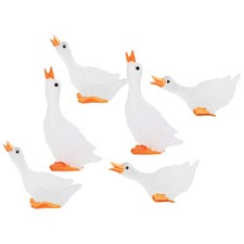  6 Pcs Figurine De Cygne