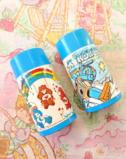 Lot thermos enfants Aladdin Bisounours Care Bears Astrobots Transformers vintage