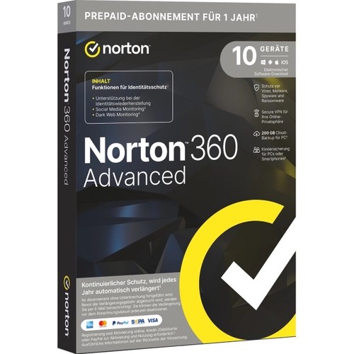 Norton 360 advanced - advanced, 10