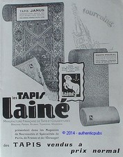 Publicite les tapis laine - publicite,