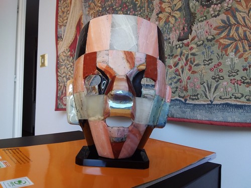 Masque mortuaire maya - masque, .