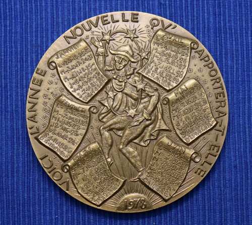 Médaille bronze monnaie - m2,