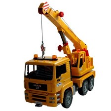 MAN TGA Camion Grue, Jaune