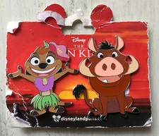PIN'S PIN DISNEY DISNEYLAND PARIS DLP LE ROI LION TIMON ET PUMBA FETE ABM